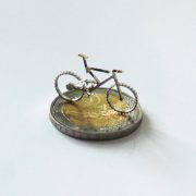 Edelstahl-Fahrrad