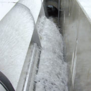 HydroClean Bürstenrechen im Betrieb