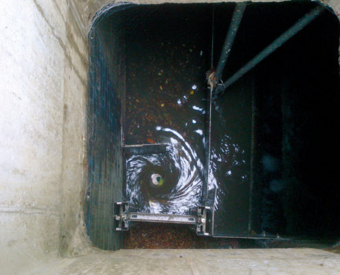 HydroSpin in stormwater tank