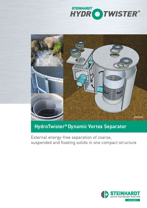 HydroTwister Dynamic Vortex Separator – Steinhardt GmbH Wassertechnik