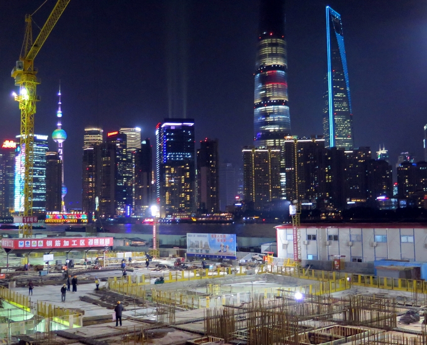 Baustelle Shanghai